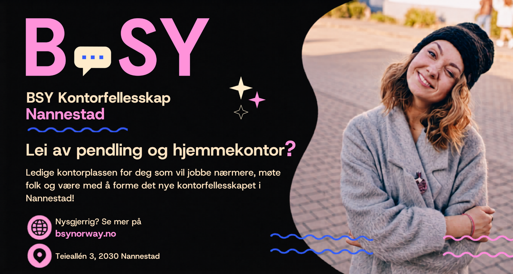 Bannerillustrasjon av BSY Kontorfellesskap Nannestad